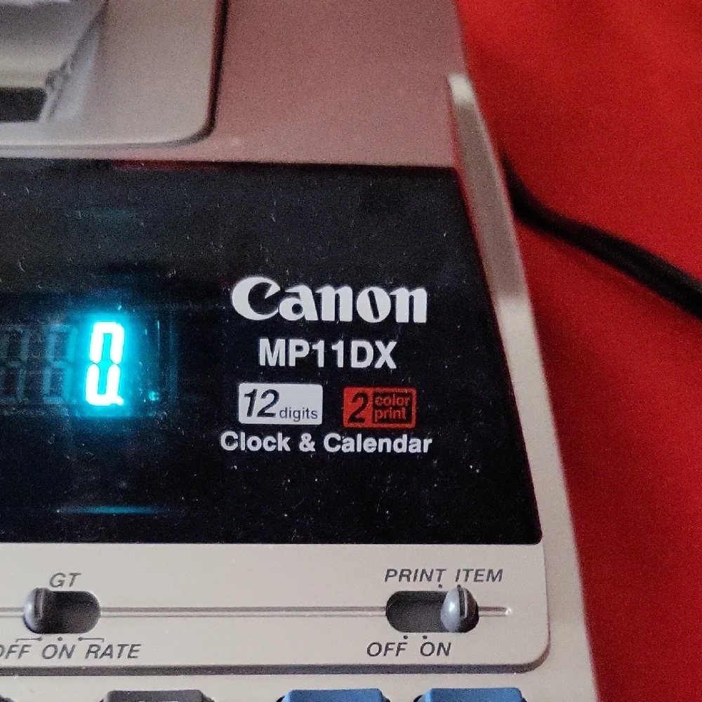 Canon MP11DX Printing Calculator